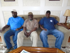 Our seasonal team members in the community service department: l to r  Oneal Blocker, Garnett Moore, Clyde Moss